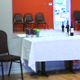 La salle pour les cours de groupe